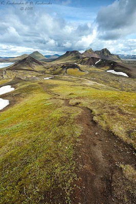 Wulkaniczny krajobraz Landmannalaugar