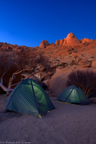 Biwak w okolicy Spitzkoppe