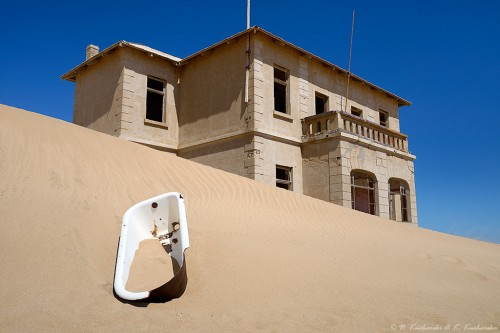 Kolmanskop i najbardziej obfotografowana wanna w Namibii ;)