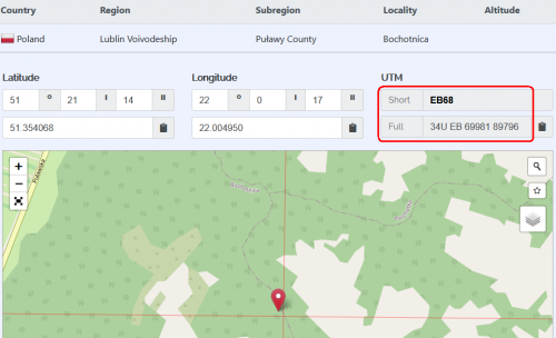 Leaflet UMT map